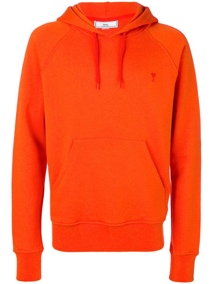 Ami Alexandre Mattiussi Pullover Hoodie - Yellow & Orange