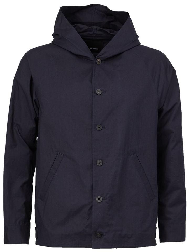 08sircus Hooded Jacket, Men's, Size: 2, Blue, Cotton