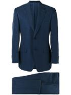Canali Two Piece Suit, Men's, Size: 48, Blue, Linen/flax/silk/cupro