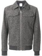 Wood Wood Zip Up Shirt Jacket - Grey
