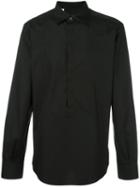 Dolce & Gabbana Bib Shirt, Men's, Size: 38, Black, Cotton