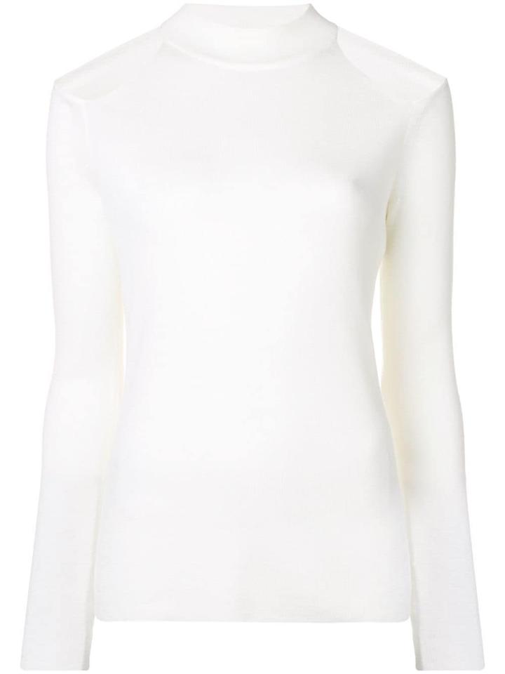 Michael Michael Kors Cold Shoulder Sweater - White