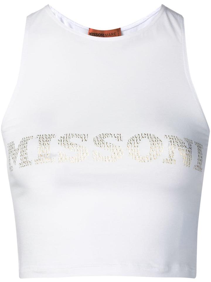Missoni Mare Logo Shorts - White