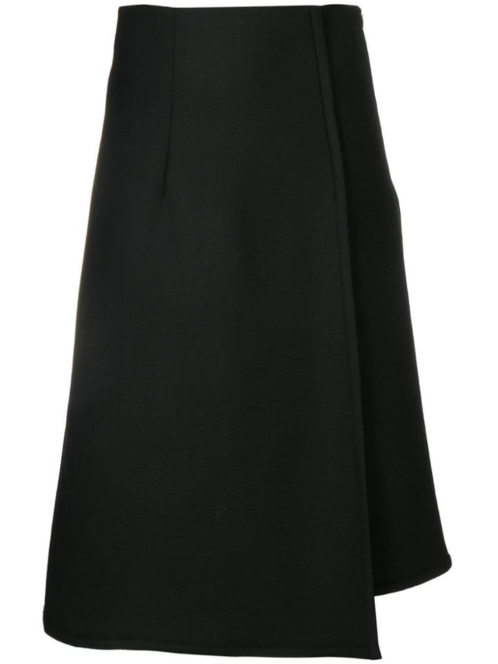 Gianluca Capannolo Wrap Midi Skirt - Black