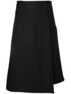 Gianluca Capannolo Wrap Midi Skirt - Black