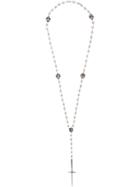 Nialaya Jewelry Rosary Necklace - Grey
