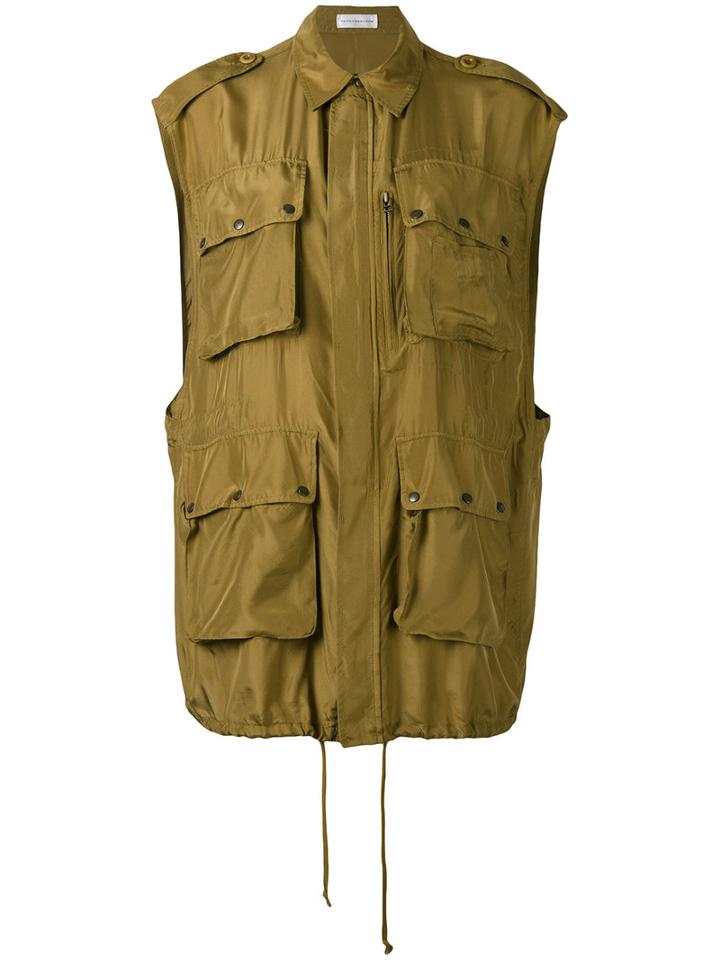 Faith Connexion - Cargo Vest - Women - Silk - S, Green, Silk