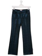 Bonpoint Wide Leg Shimmer Pants - Blue