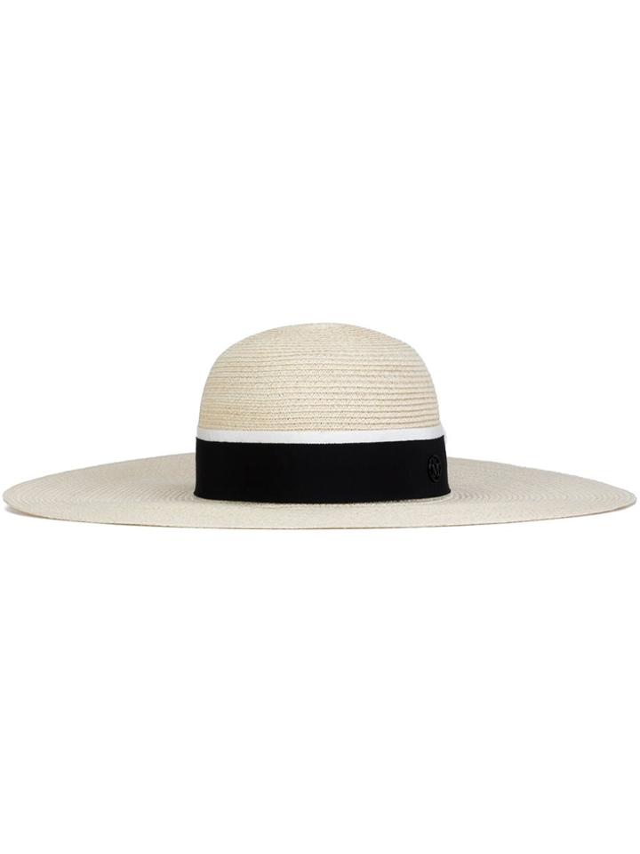Maison Michel 'blanche' Hat - Nude & Neutrals