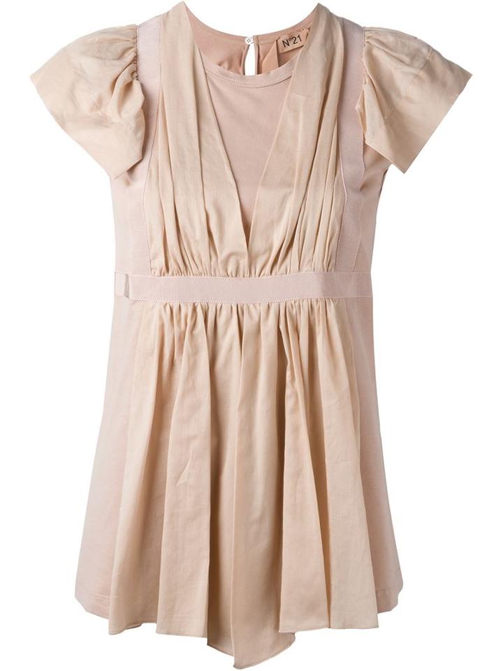 No21 Front Pleated Blouse
