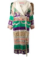 Jc De Castelbajac Vintage Oversized Patterned Coat