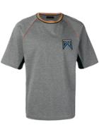 Prada Logo Patch T-shirt - Grey