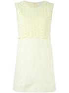 See By Chloé Floral Macramé Dress, Women's, Size: 34, Yellow/orange, Cotton