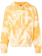 424 Tie-dye Print Hoodie - Yellow