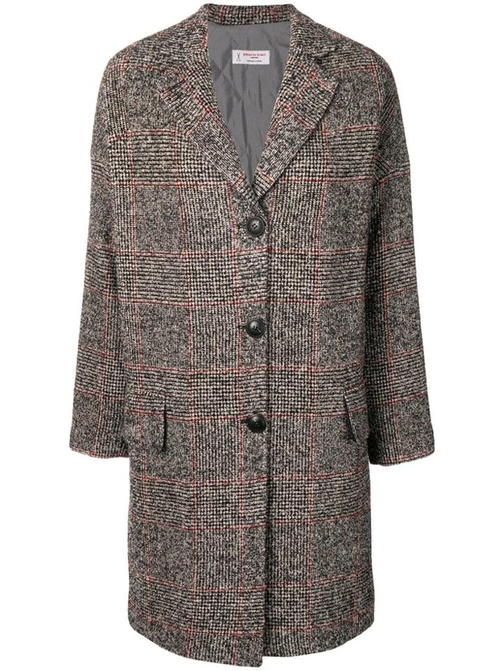 Alberto Biani Loose Fitted Coat - Brown