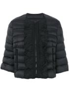 Red Valentino Cropped Puffer Jacket - Black