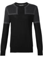 Neil Barrett Colour Block Jumper - Black