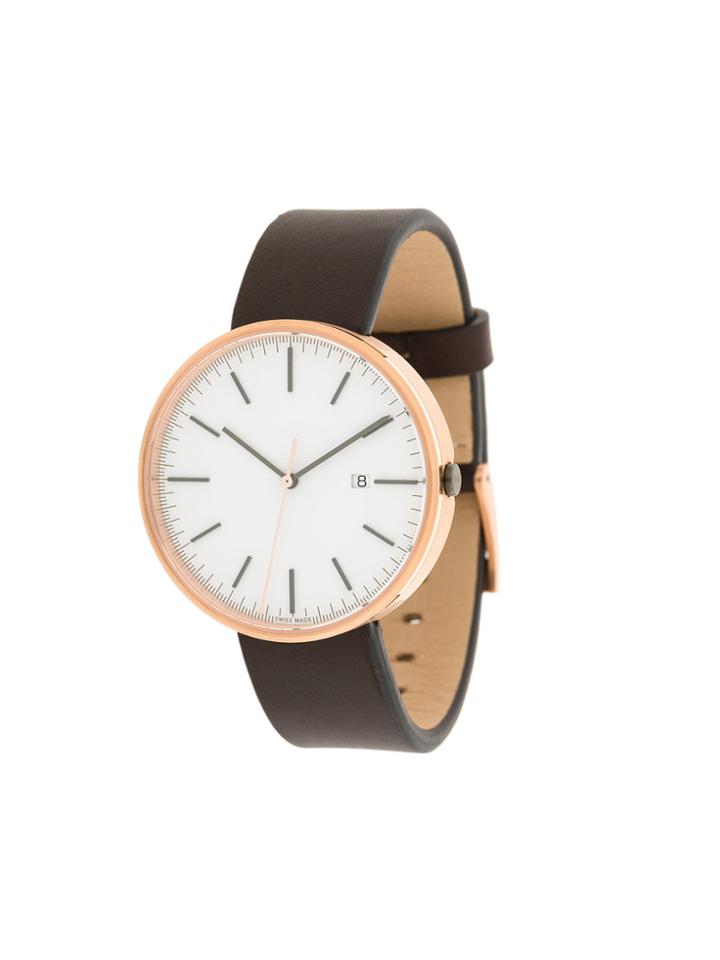Uniform Wares M40 Date Watch - Brown
