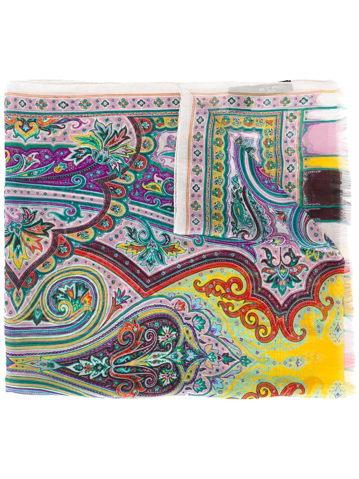 Etro - Printed Scarf - Women - Silk - One Size, Silk