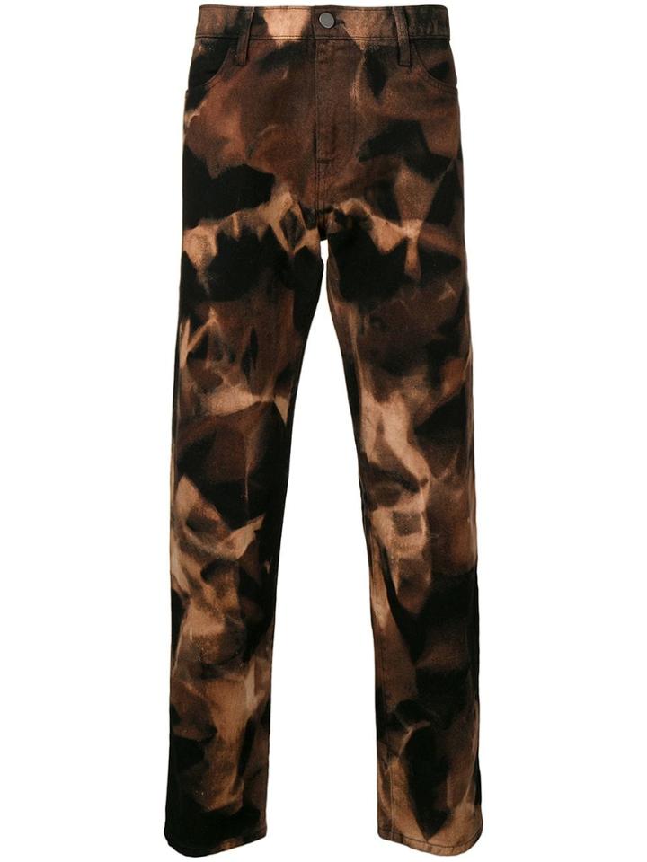 424 Acid Wash Jeans - Brown