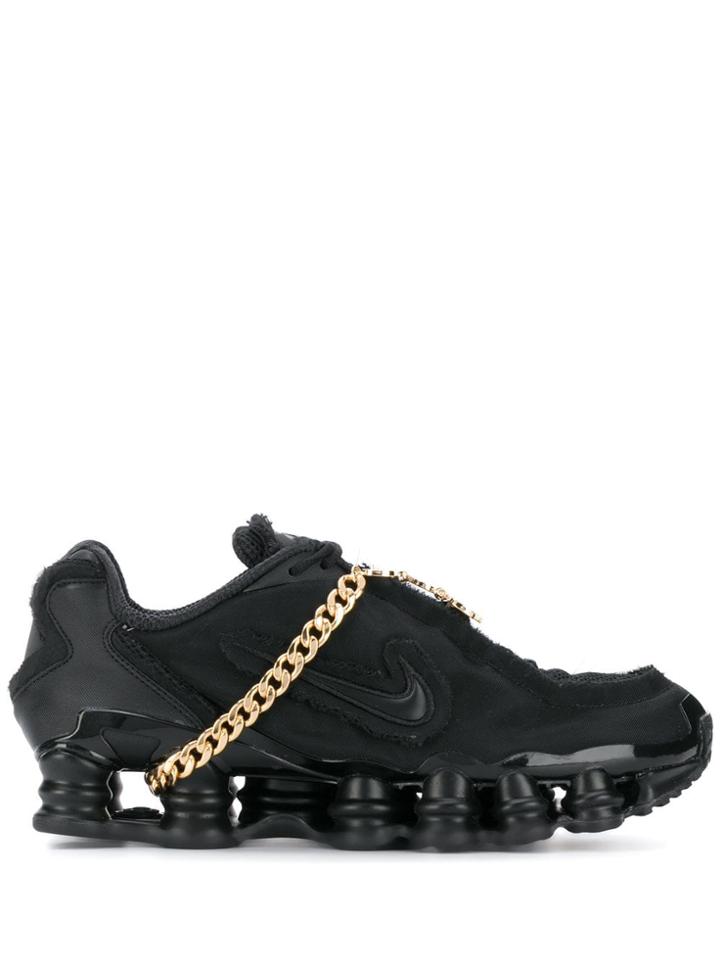 Comme Des Garçons Shox Tl Sneakers - Black