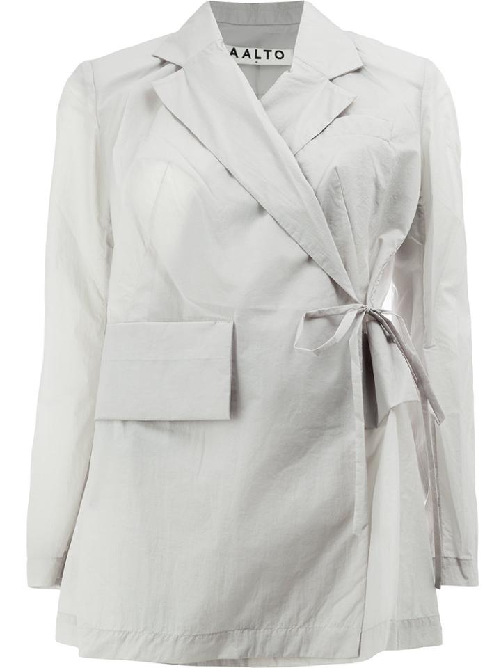 Aalto Tie Waist Jacket - Grey