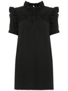 Andrea Bogosian Embroidered Dress - Black