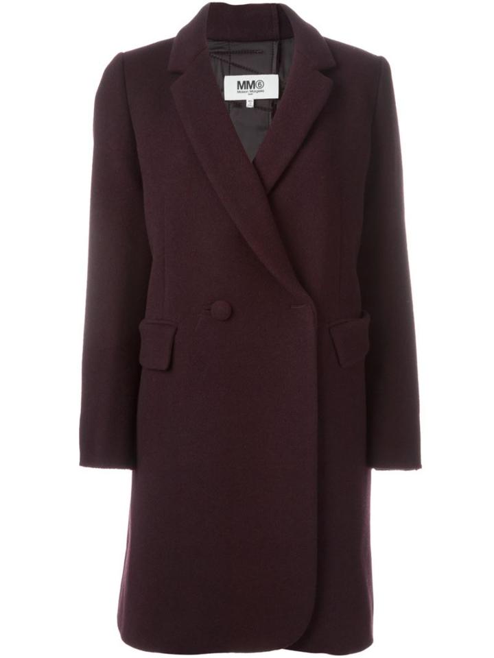 Mm6 Maison Margiela Double Breasted Midi Coat