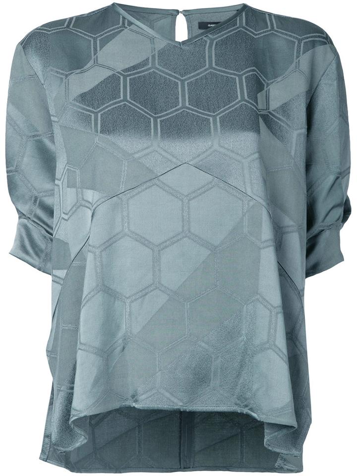 Isabel Marant - Loose-fit Top - Women - Ramie/viscose - 42, Green, Ramie/viscose