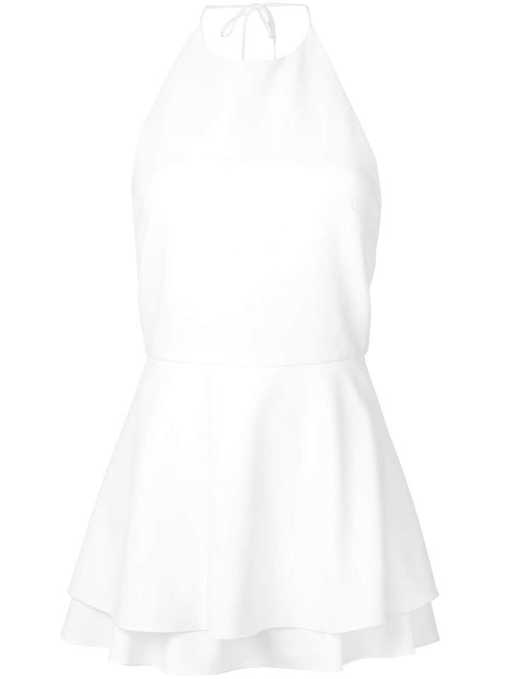 Alice+olivia Sicily Halterneck Playsuit - White