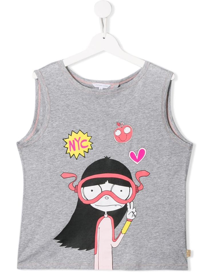 Little Marc Jacobs Teen Miss Marc Top - Grey