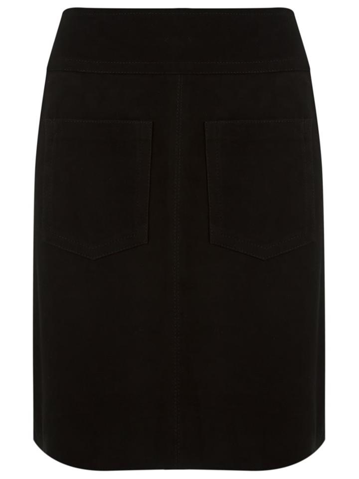 Talie Nk Leather Skirt, Women's, Size: 36, Black, Leather