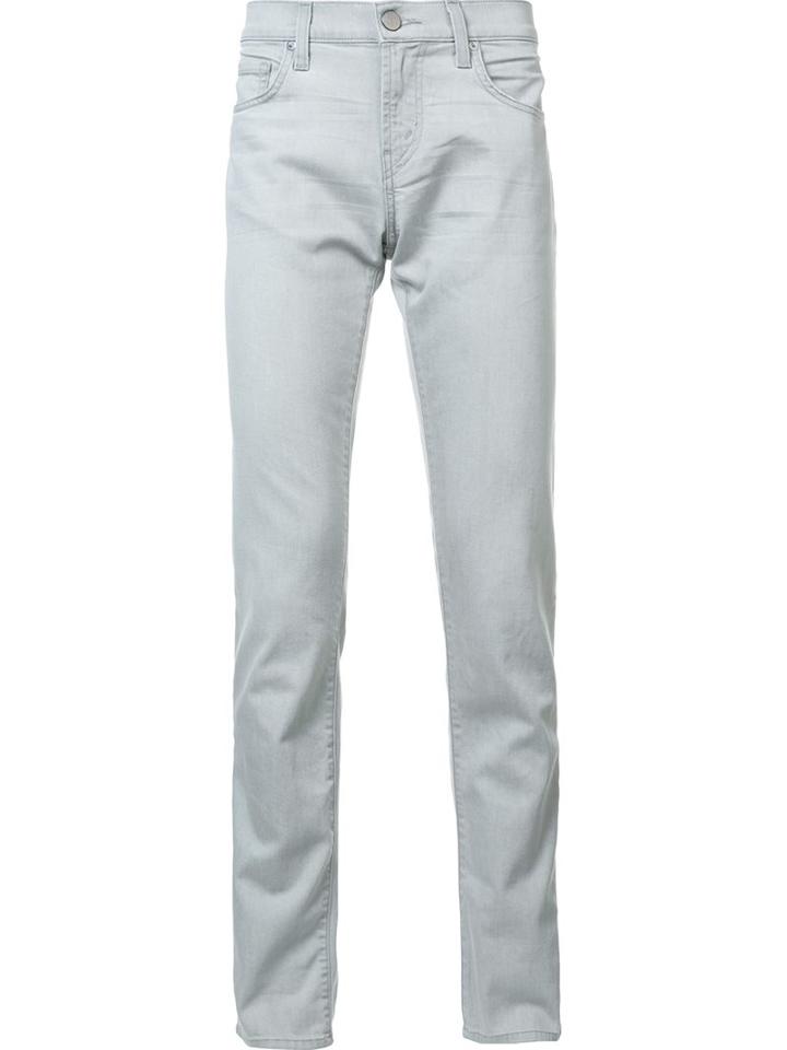 J Brand Straight Leg Jeans, Men's, Size: 31, Grey, Cotton/spandex/elastane