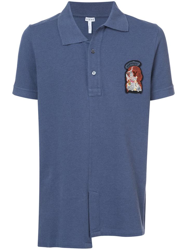 Loewe Dog Patch Polo Shirt - Blue
