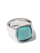 Tom Wood Cushion Turquoise Ring - Silver