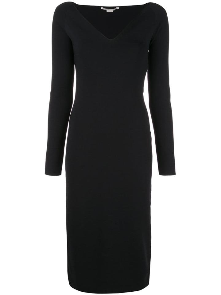 Stella Mccartney Compact Knit Dress - Black