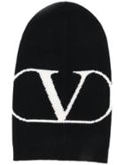 Valentino Go Logo Beanie - Black
