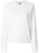 Joseph Raglan Sleeve Sweatshirt - White