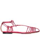 Altuzarra 'tullio' Flat Sandals - Pink