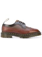 Dr. Martens Two-tone Panelled Brogues - Brown