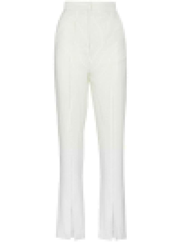 N Duo High-waisted Striped Trousers - Neutrals