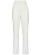 N Duo High-waisted Striped Trousers - Neutrals