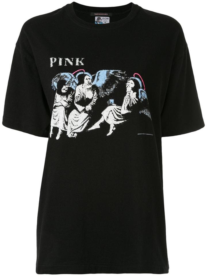 Y's Printed Angels T-shirt - Black