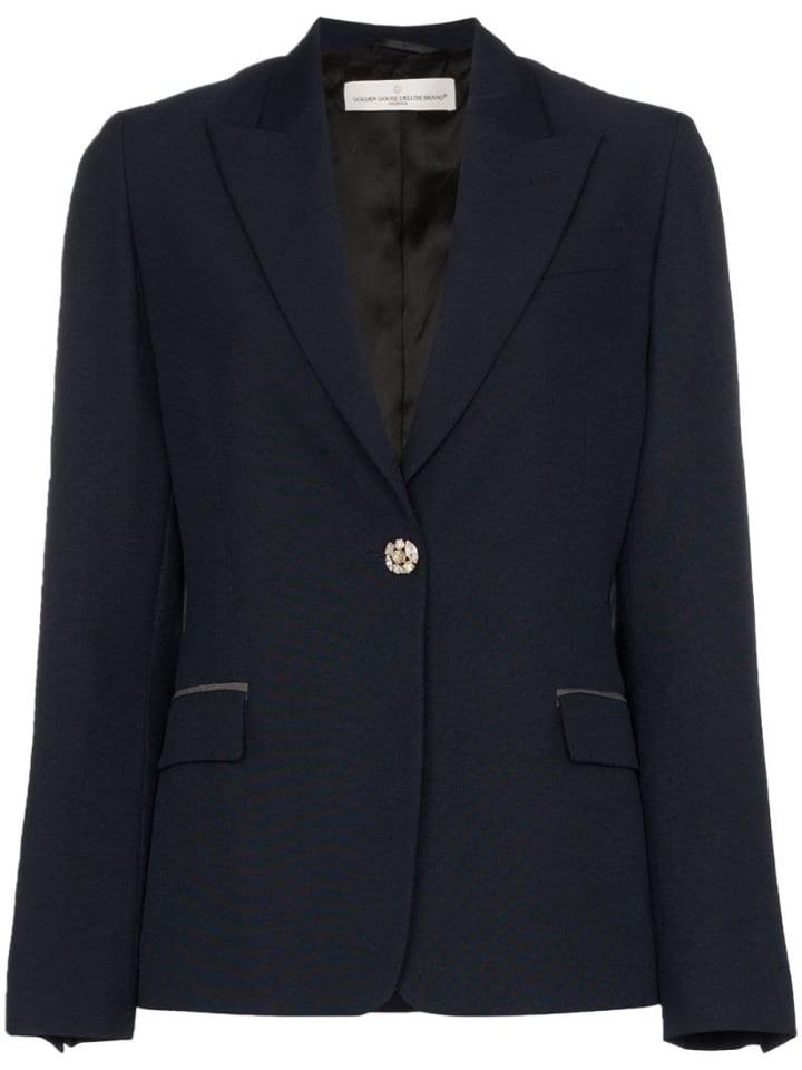 Golden Goose Venice Single-breasted Blazer - Blue