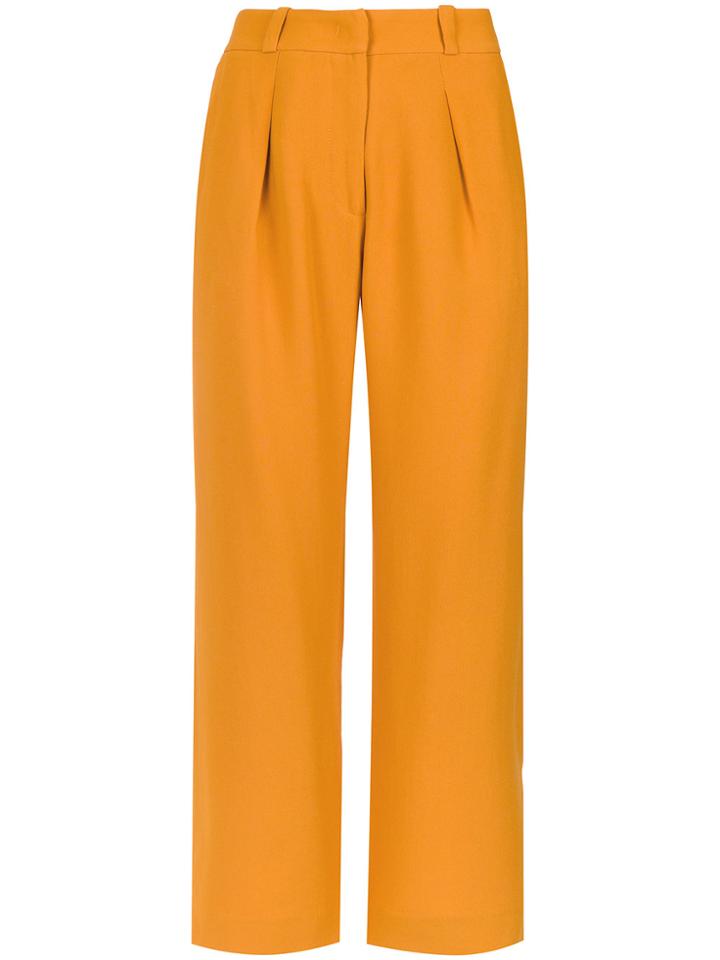 Egrey Dudu Cropped Trousers - Yellow & Orange