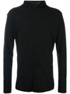 Transit High Neck Jumper, Men's, Size: Large, Black, Wool/cotton