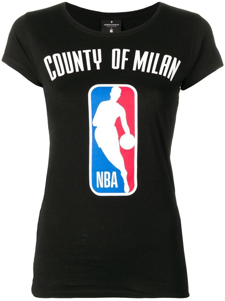 Marcelo Burlon County Of Milan Crew Neck T-shirt - Black