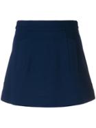 P.a.r.o.s.h. A-line Mini Skirt - Blue