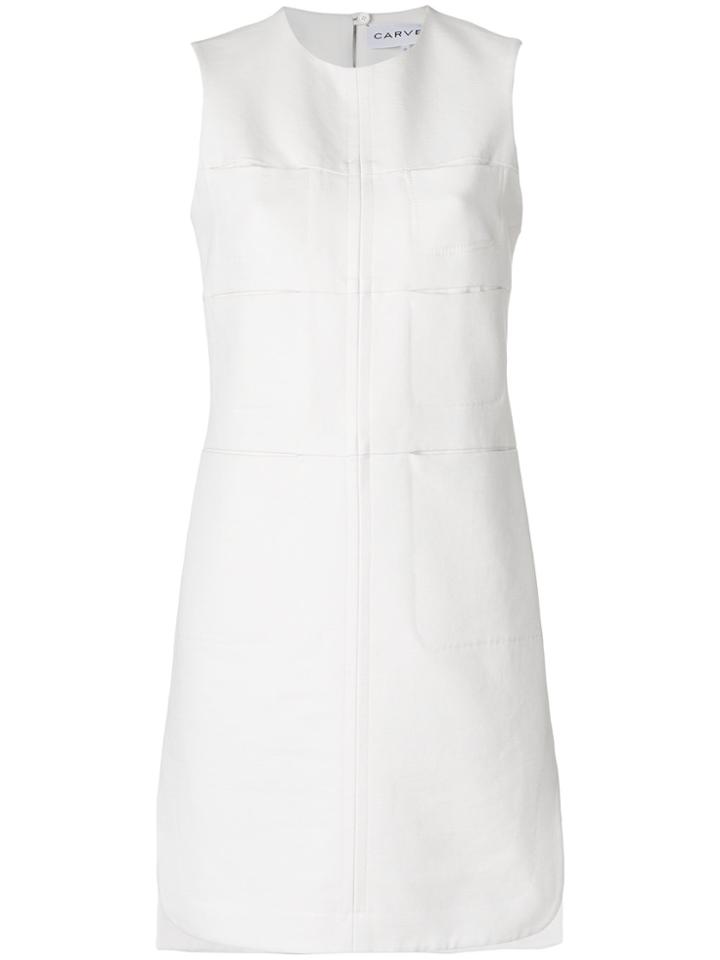 Carven Panelled Dress - Nude & Neutrals