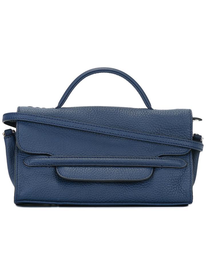 Zanellato Nina Baby Tote, Women's, Blue, Leather